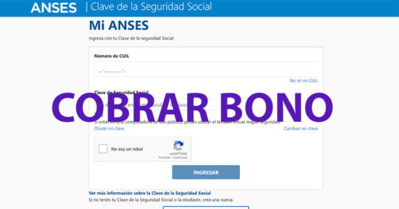 Mi ANSES: Como actualizar CBU para cobrar Bono